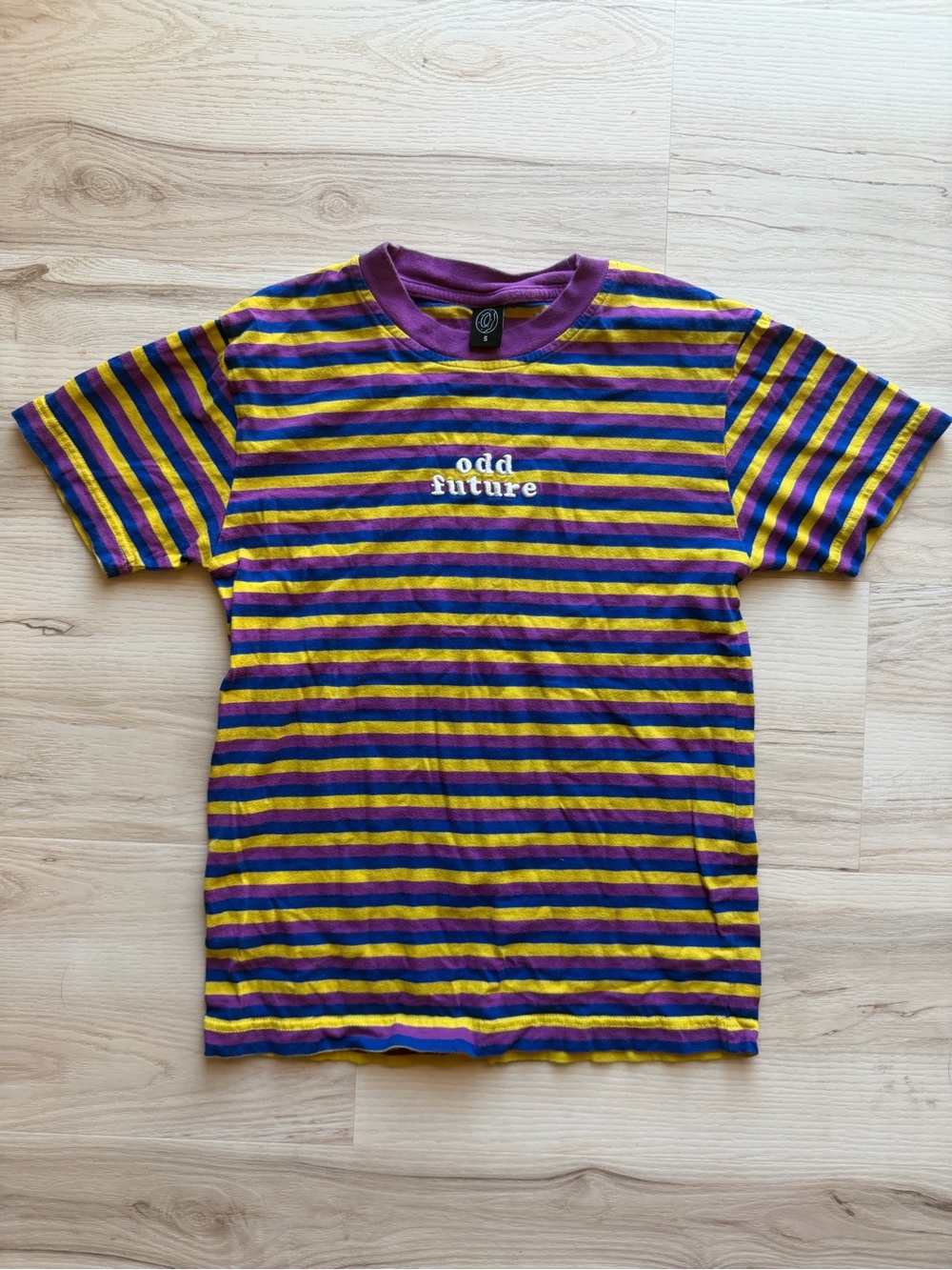 Odd Future Striped Purple & Yellow Tee